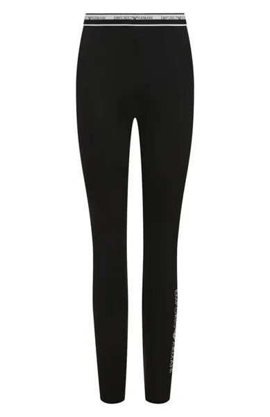 Хлопковые легинсы Emporio Armani
