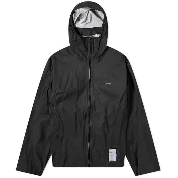 Куртка Satisfy Pertex 3L Fly Rain, черный