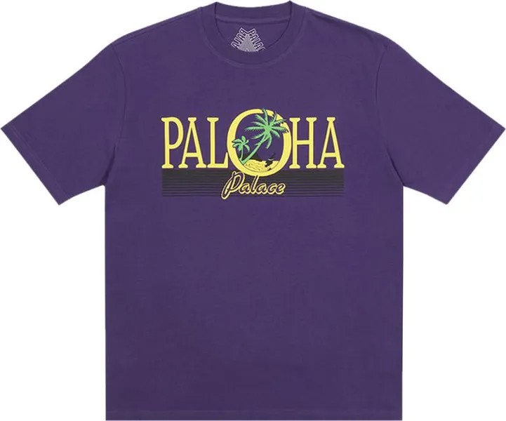 Футболка Palace Paloha T-Shirt 'Purple', фиолетовый