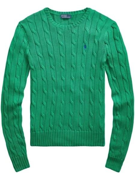 Толстовка фактурной вязки Polo Ralph Lauren, зеленый