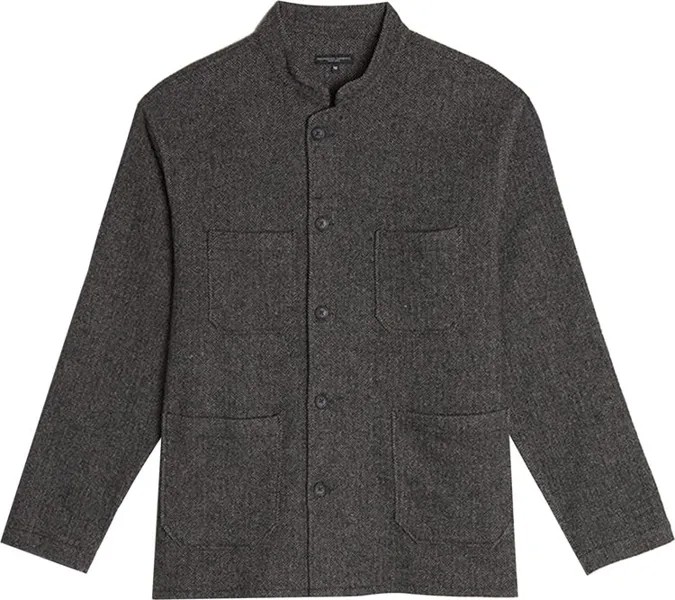 Рубашка Engineered Garments Poly Wool Herringbone Dayton Shirt 'Grey', серый