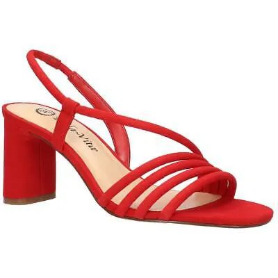 Женские красные босоножки на блочном каблуке Bella Vita Zariah 8 очень широкие (E+, WW) BHFO 0888