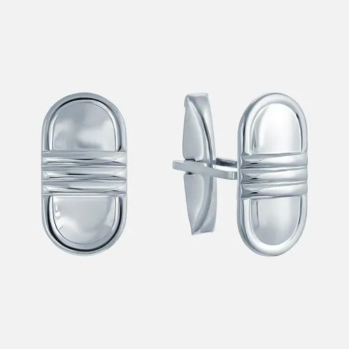 Запонки ELEMENT47, серебро, 925 проба