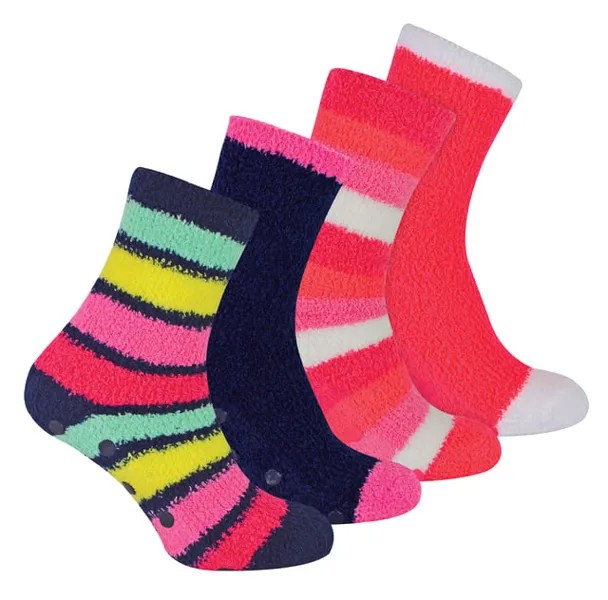 Термальные противоскользящие тапочки полоса 1 Sock Snob, мультиколор