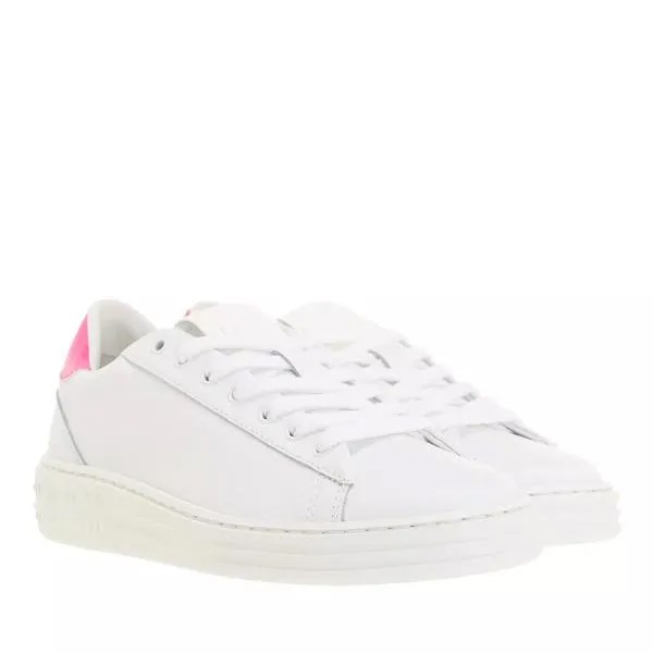 Кроссовки sneakers neon pink/opt Msgm, белый