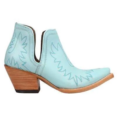 Женские синие повседневные ботинки Ariat Dixon Snip Toe Cowboy Boots 10044482-400