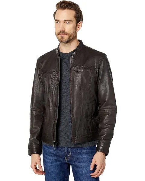Куртка John Varvatos Band Collar L858T1B, цвет Chocolate