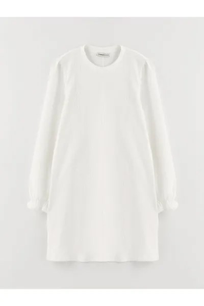 Туника - Экрю - Oversize LC Waikiki, экрю