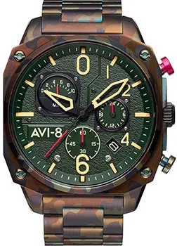 Fashion наручные  мужские часы AVI-8 AV-4052-22. Коллекция Hawker Hunter