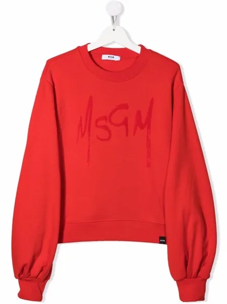 MSGM Kids толстовка с логотипом
