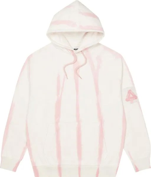 Толстовка Palace Zebra Tie Dye Hood 'Pink', разноцветный