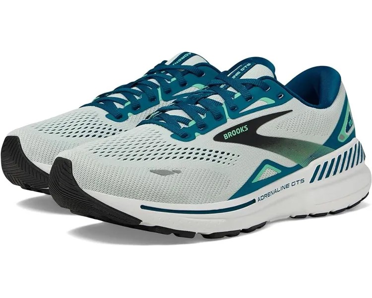 Кроссовки Brooks Adrenaline GTS 23, цвет Blue/Moroccan/Spring Bud