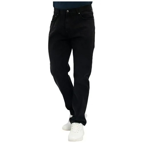 Джинсы Lee Cooper, прямой силуэт, средняя посадка, размер 30/34, черный