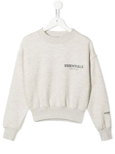 FEAR OF GOD ESSENTIALS KIDS толстовка с логотипом