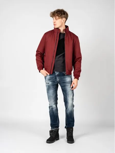 Переходная куртка regular fit Geox, красный