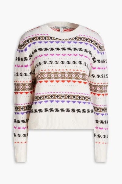 Кашемировый свитер Fair Isle Autumn Cashmere, слоновая кость