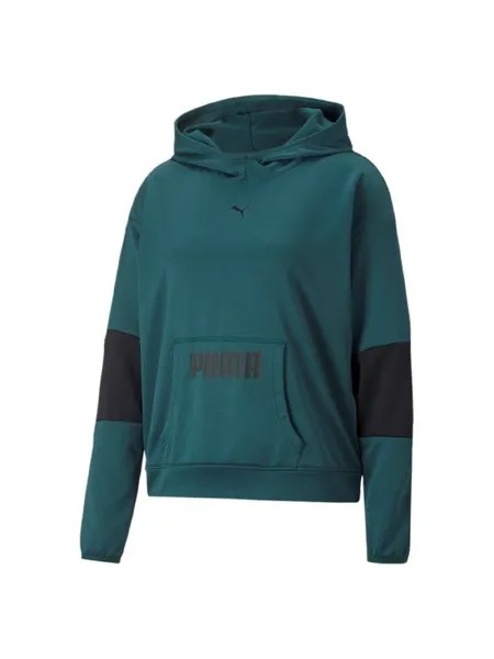 Функциональный лонгслив Puma, темно-зеленый