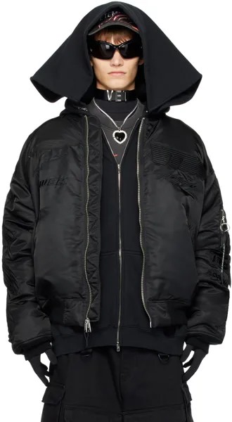 Черный - Бомбер Alpha Industries Editionout Vetements