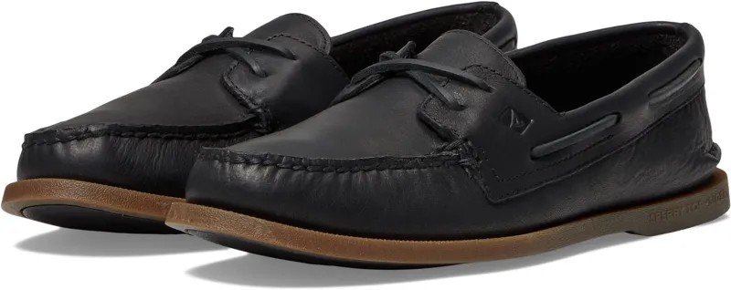 Топсайдеры A/O 2-Eye Cross Lace Sperry, черный