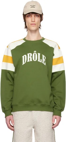 Толстовка цвета хаки 'Le Sweatshirt Drole Sport' Drole De Monsieur