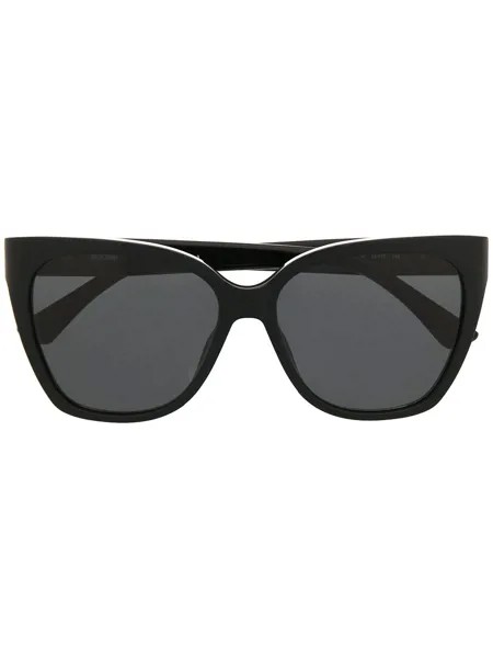 Moschino Eyewear массивные солнцезащитные очки в оправе 'кошачий глаз'