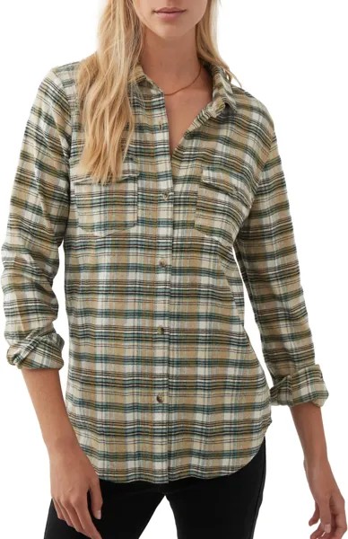 Рубашка O'Neill Nash Flannel, цвет Olive