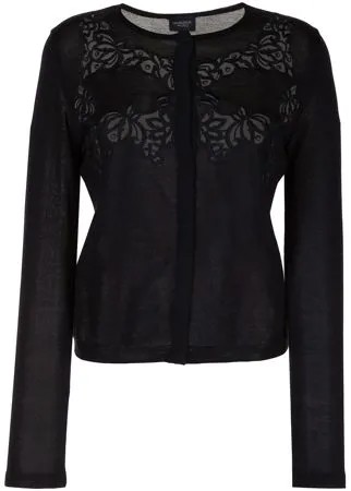 Giambattista Valli кардиган с цветочной вышивкой