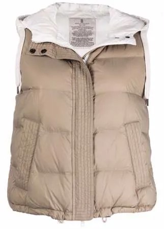 Brunello Cucinelli дутый жилет