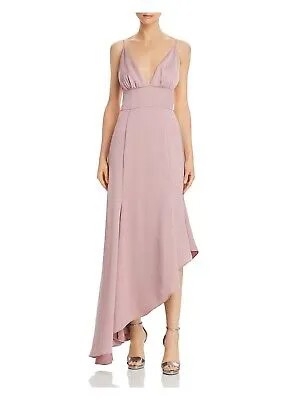 KEEPSAKE Женское розовое платье на тонких бретельках длиной до колен + расклешенное вечернее платье 4