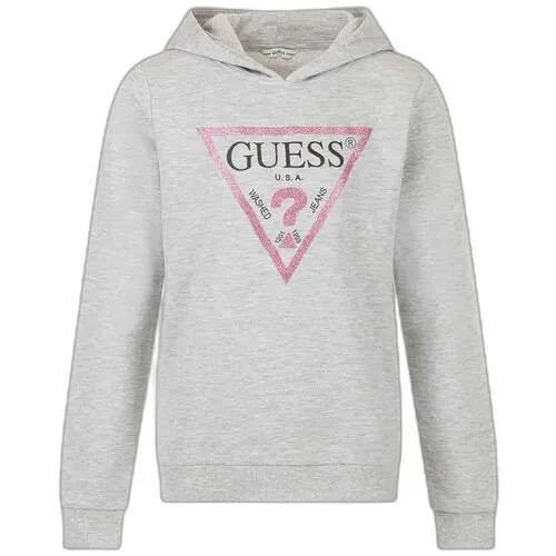Худи GUESS, размер 152, серый, розовый
