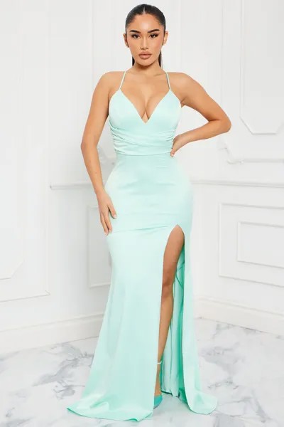 Платье Fashion Nova MF21710, аква