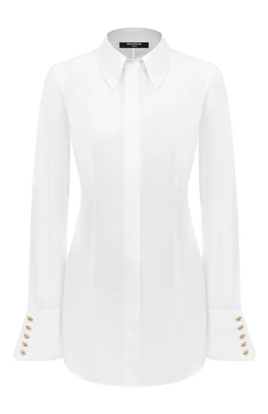 Хлопковая рубашка Balmain