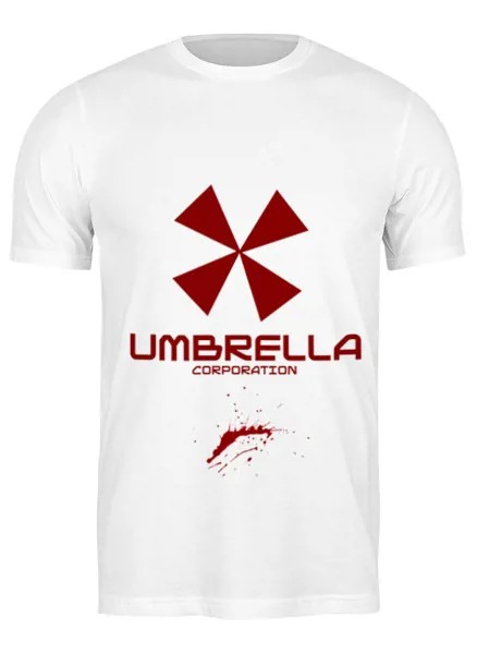Футболка мужская Printio Resident evil: umbrella corporation белая 3XL