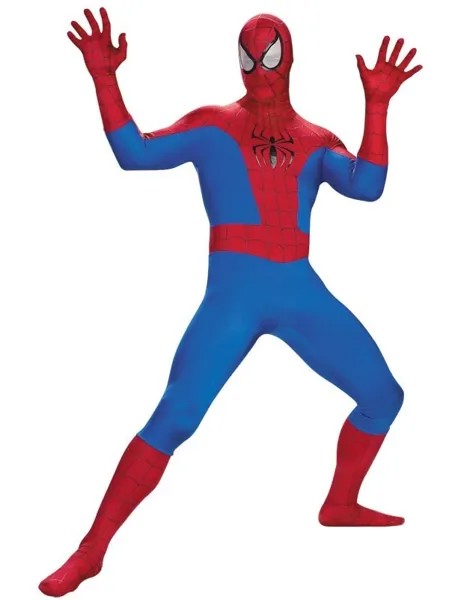Костюм карнавальный мужской Человек-Паук Disguise -d5907 синий; красный XL