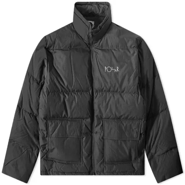 Пуховик с карманами Polar Skate Co., черный