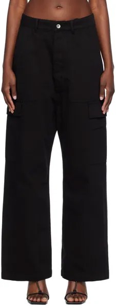 Черные брюки карго Rick Owens Drkshdw
