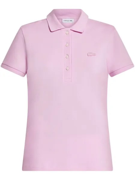 Lacoste рубашка поло с логотипом, розовый