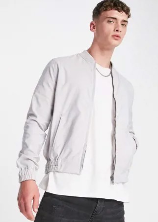 Строгий бомбер сиреневого цвета от комплекта ASOS DESIGN-Фиолетовый цвет