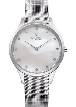 Fashion наручные  женские часы Obaku V217LXCWMC. Коллекция Mesh