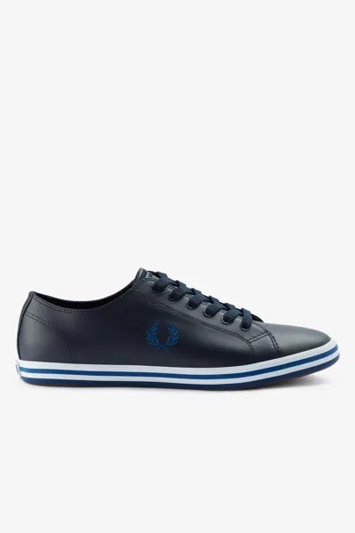 Кожаные кроссовки Kingston Fred Perry, темно-синий
