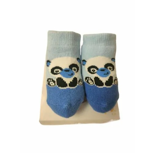 Носки OVS носки, размер 0-3м, голубой, белый