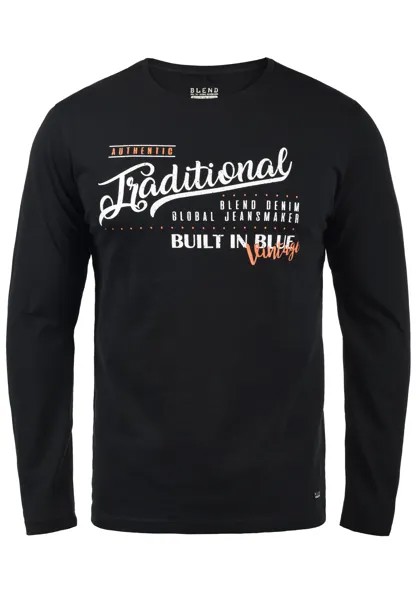 Лонгслив BLEND Langarmshirt, черный