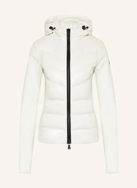 Гибридный пуховик Moncler Grenoble, белый