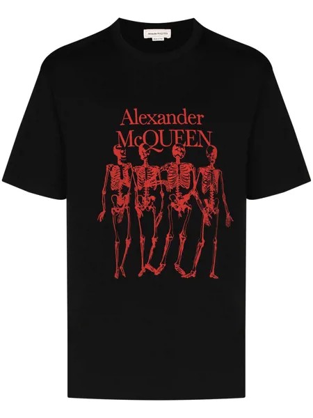 Alexander McQueen футболка с логотипом