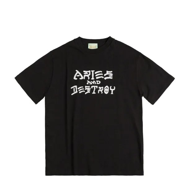 Футболка Vintage And Destroy Tee Aries, черный