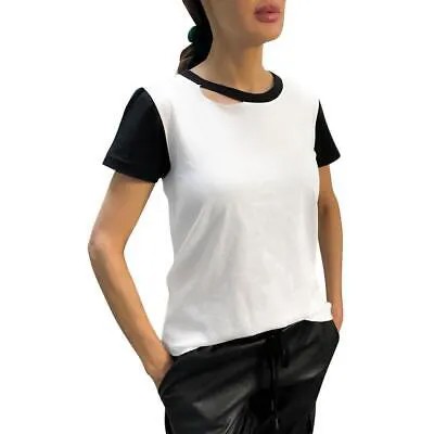 N:PHILANTHROPY Женская белая хлопковая футболка с принтом Harlow XS BHFO 3731