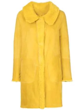 Sylvie Schimmel однобортное пальто с флисовой подкладкой