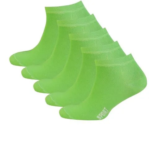 Носки STATUS, 5 пар, размер 27, зеленый