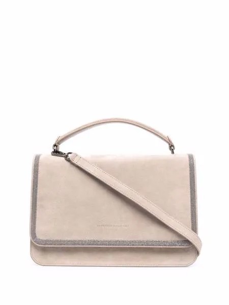 Brunello Cucinelli сумка-тоут с декором Monili