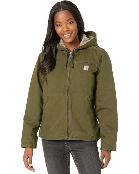 Куртка Carhartt OJ141 Sherpa Lined Hooded, цвет Basil